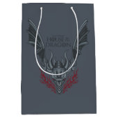 HOUSE OF THE DRAGON | Fire-Breathing Dragon Head Medium Cadeauzakje (Voorkant)