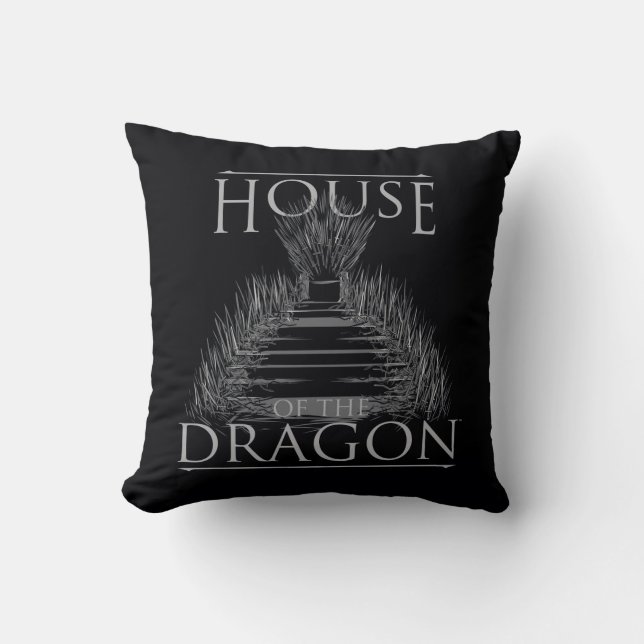 HOUSE OF THE DRAGON | Iron Throne Graphic Kussen (Voorkant)