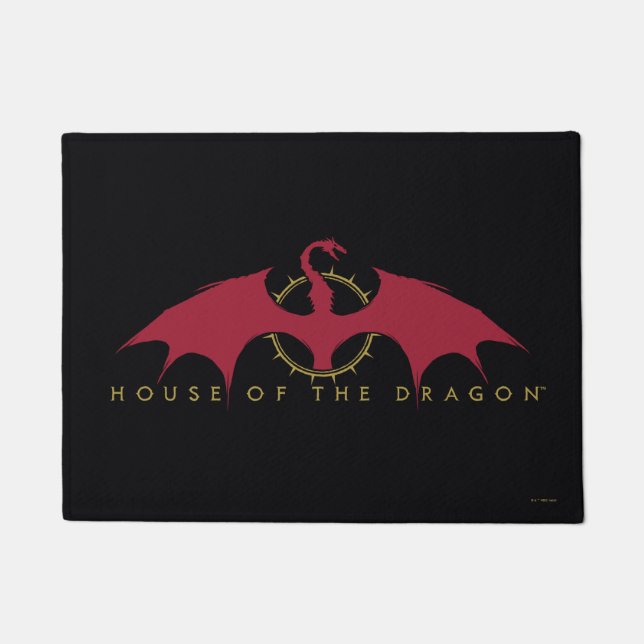 HOUSE OF THE DRAGON | Red Dragon Graphic Deurmat (Voorkant)