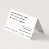 House Painter Decorator Paint Roller Professional Visitekaartjes (Achterkant)