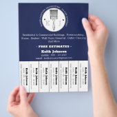 House Painter Decorator Professional Custom Logo F Flyer (Hand)