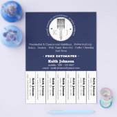 House Painter Decorator Professional Custom Logo F Flyer (Enkel)