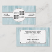 House Painter Decorator Professional Wall Cleaner Visitekaartje (Voorkant / Achterkant)
