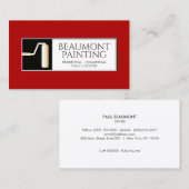 House Painter Roller Brush Visitekaartje (Voorkant / Achterkant)