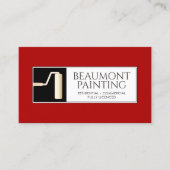 House Painter Roller Brush Visitekaartje (Voorkant)