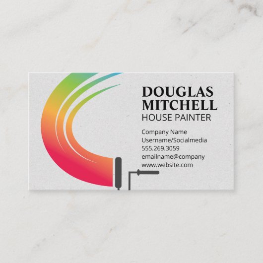 House Painter | Verf Roller Visitekaartje (Voorkant)