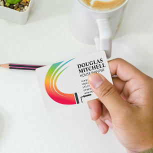 House Painter   Verf Roller Visitekaartje