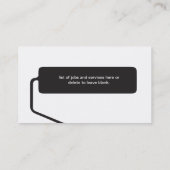 House Painter Visitekaartje (Achterkant)