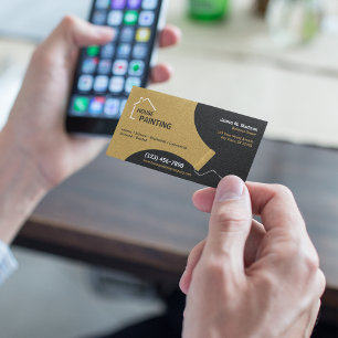 House Painting Company Black   Goud Visitekaartje