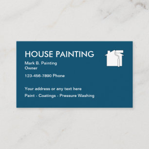House Painting Modern Logo Visitekaartje