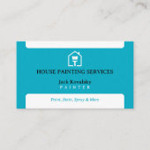House Painting Services | Paint Rollel Visitekaartje (Voorkant)