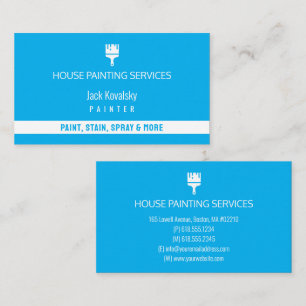 House Painting Services verfrol Visitekaartje