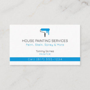House Painting Services verfrol Visitekaartje