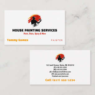 House Painting Services verfrol Visitekaartje