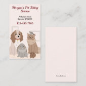 House Pets Sitting Service Visitekaartjes (Voorkant / Achterkant)