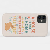 House pitter patter rabbit feet Case-Mate iPhone case (Achterkant (horizontaal))