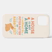 House pitter patter rabbit feet Case-Mate iPhone case (Achterkant (horizontaal))