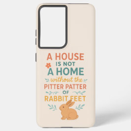 House pitter patter rabbit feet samsung galaxy hoesje