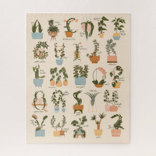 House Plant Alphabet Legpuzzel