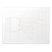 House plant, potted plant lined Notepad Notitieblok (Voorkant)
