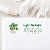 House Plant Retour Adres Label (Insitu)