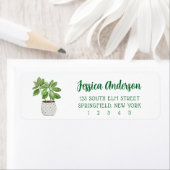 House Plant Retour Adres Label (Insitu)