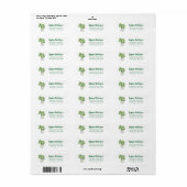 House Plant Retour Adres Label (Full Sheet)