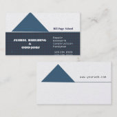 House Roof Top Triangular Home Odd Jobs Visitekaartje (Voorkant / Achterkant)