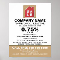 House Sale Logo, Realtor, Estate Agent Adverteren