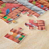 House Schoolhouse Quilt Photo Legpuzzel (Zijkant)