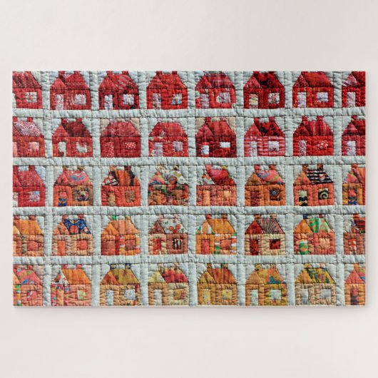 House Schoolhouse Quilt Photo Legpuzzel (Horizontaal)