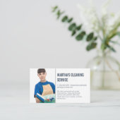 House Services | Maïde reinigingsmiddelen Visitekaartje (Staand voorkant)