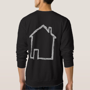 House Sketch. Grijs en zwart. Trui