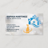 House Soap Bubbles | Reinigingsnevel Visitekaartje (Voorkant)