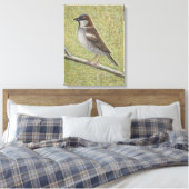 House Sparrow 2008 Canvas Afdruk (Insitu (Slaapkamer))