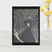 House Spider Wenskaart Kaart (Gele Bloem)