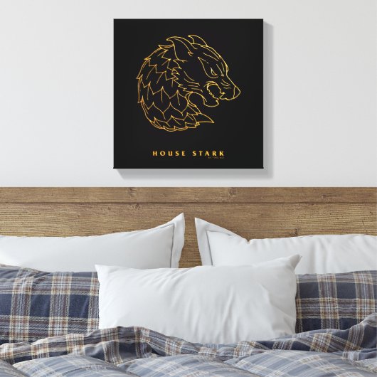 House Stark Icon Canvas Afdruk (Insitu (Slaapkamer))