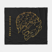 House Stark Icon Fleece Deken (Voorkant (Horizontaal))