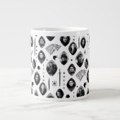 House Stark Icons & Portraits Pattern Extra Grote Beker (Voorkant)