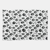 House Stark Icons & Portraits Pattern Theedoek (Horizontaal)