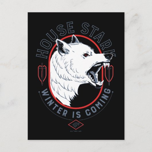 House Stark - Winter komt eraan Briefkaart (Voorkant)