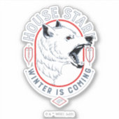 House Stark - Winter komt eraan Sticker (Voorkant)