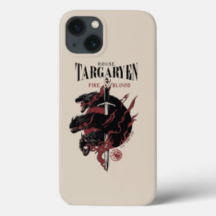 House Targaryen - Fire & Blood iPhone 13 Hoesje