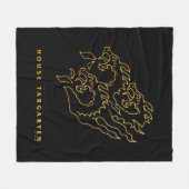 House Targaryen Icon Fleece Deken (Voorkant (Horizontaal))
