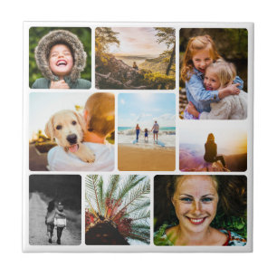 House Tile 9 Foto's Wall Tile Collage Rond Tegeltje