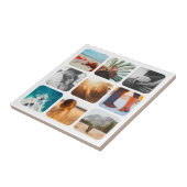 House Tile 9 Photo Template Grid Rond Lijst Tegeltje (Zijkant)