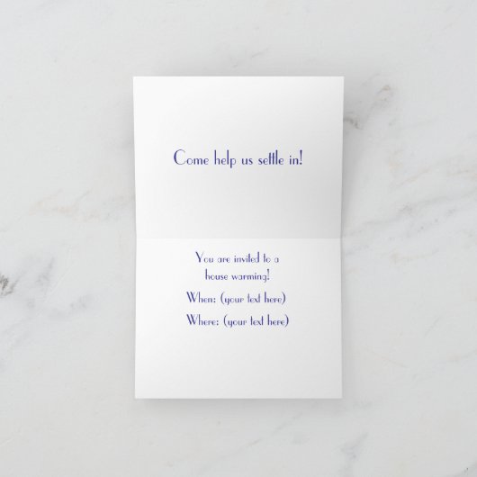 House Warming Invitation (Binnen)