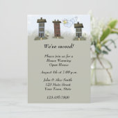 House Warming Invitation Kaart (Staand voorkant)