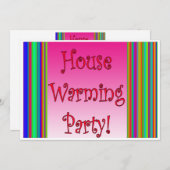 House Warming Party Card Kaart (Voorkant / Achterkant)