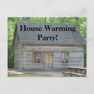 House Warming Party. Uitnodiging Briefkaart